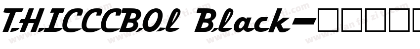 THICCCBOl Black字体转换